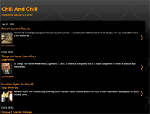 Tablet Screenshot of chillandchill.blogspot.com