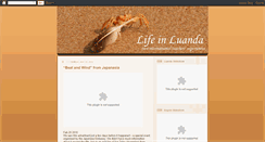 Desktop Screenshot of lifeinluanda.blogspot.com