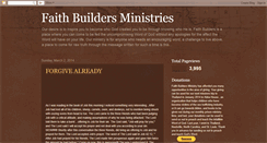Desktop Screenshot of faithbuilders-ministries.blogspot.com