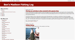 Desktop Screenshot of benfishinglog.blogspot.com