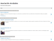Tablet Screenshot of laasociacionarrabales.blogspot.com