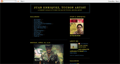 Desktop Screenshot of juanenriqueztucsonartist.blogspot.com