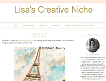 Tablet Screenshot of lisascreativeniche.blogspot.com