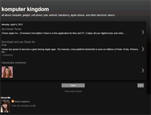 Tablet Screenshot of computerkingdom.blogspot.com