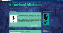Desktop Screenshot of neverlandediciones.blogspot.com