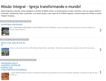 Tablet Screenshot of missao-integral.blogspot.com
