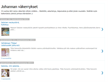 Tablet Screenshot of johannanvakerrykset.blogspot.com