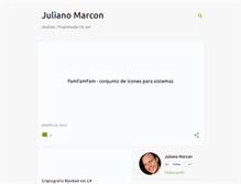 Tablet Screenshot of julianomarcon.blogspot.com