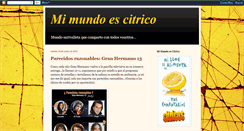 Desktop Screenshot of mimundoescitrico.blogspot.com