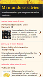 Mobile Screenshot of mimundoescitrico.blogspot.com