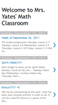 Mobile Screenshot of kyatesmathclass.blogspot.com