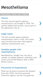 Mobile Screenshot of information-about-mesothelioma.blogspot.com