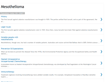 Tablet Screenshot of information-about-mesothelioma.blogspot.com