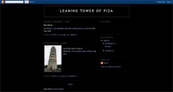 Desktop Screenshot of leaningpiza.blogspot.com