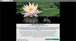 Desktop Screenshot of livingonaprayerwithpmdd.blogspot.com