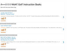 Tablet Screenshot of golfinstructionbooks.blogspot.com