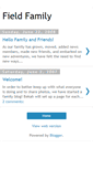 Mobile Screenshot of fieldfamilyblog.blogspot.com