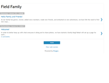 Tablet Screenshot of fieldfamilyblog.blogspot.com