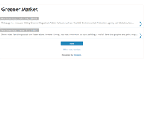 Tablet Screenshot of greenermarket.blogspot.com