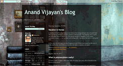 Desktop Screenshot of anandvijayachandran.blogspot.com