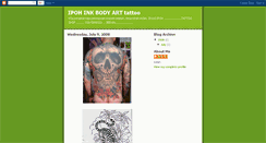 Desktop Screenshot of ipohtattoo.blogspot.com