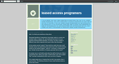 Desktop Screenshot of leasedaccess.blogspot.com