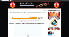Desktop Screenshot of down-all-down-all.blogspot.com