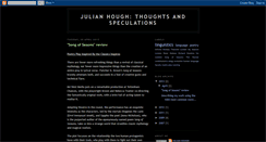 Desktop Screenshot of julianhough.blogspot.com