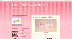 Desktop Screenshot of delibelulasymariposas.blogspot.com