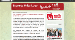 Desktop Screenshot of esquerdaunida-lugo.blogspot.com