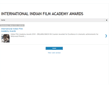 Tablet Screenshot of indianfilmacademyawards.blogspot.com