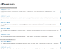 Tablet Screenshot of mdsaspirants.blogspot.com