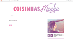 Desktop Screenshot of coisascoisinhasminha.blogspot.com