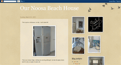 Desktop Screenshot of noosabeachhouse.blogspot.com