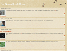 Tablet Screenshot of noosabeachhouse.blogspot.com