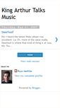 Mobile Screenshot of kingarthurtalksmusic.blogspot.com