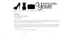 Desktop Screenshot of fashionablyyoursaus.blogspot.com