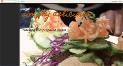 Desktop Screenshot of eatsimplydelicious.blogspot.com