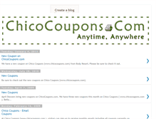 Tablet Screenshot of chicocoupons.blogspot.com