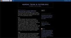 Desktop Screenshot of marensfotoblogg.blogspot.com