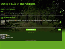 Tablet Screenshot of caminodelinglesenbici-rossi.blogspot.com