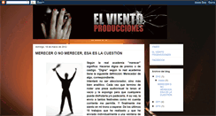 Desktop Screenshot of elvientoproducciones.blogspot.com