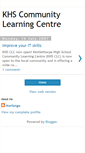 Mobile Screenshot of khsclc.blogspot.com