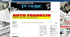 Desktop Screenshot of noticiastvmusic.blogspot.com