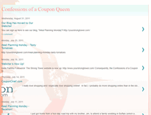 Tablet Screenshot of confessionsofacouponqueen.blogspot.com