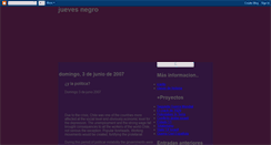 Desktop Screenshot of juevesnegros.blogspot.com