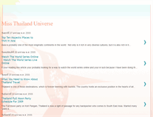 Tablet Screenshot of miss-thailand-universe.blogspot.com