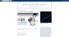 Desktop Screenshot of morethanmerewords.blogspot.com