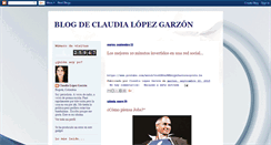 Desktop Screenshot of claudialopezgarzon.blogspot.com