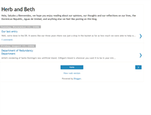 Tablet Screenshot of herbandbeth.blogspot.com